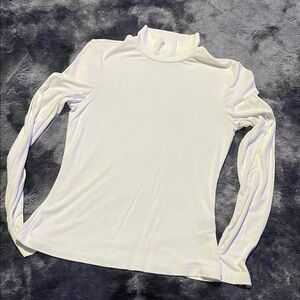 SHEIN White Turtleneck Top